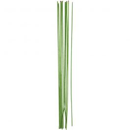 Floral stem wire, L: 30 cm, dia. 2 mm, green, 20 pc/ 1 pack [HOB-610351]