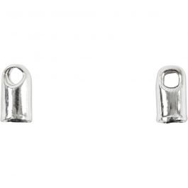 End Caps, silver-plated, D: 3,2 mm, 10 pc/ 1 pack [HOB-613031]