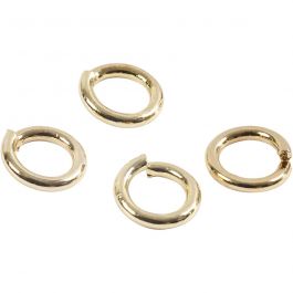O rings, gold-plated, 500 pc/ 1 pack [HOB-61398]