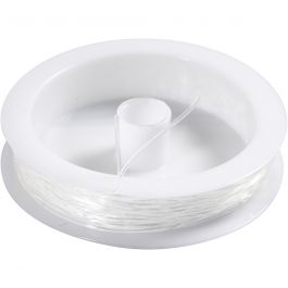 Elastic Beading Cord, thickness 1 mm, round, 10m