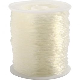 Elastic Beading Cord, thickness 1 mm, round, 50m