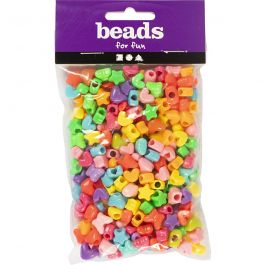 Novelty Shape Beads, D: 10 mm, hole size 3,5 mm, 65 g, 125ml