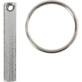 Key Chain Kit, size 40x5 mm, 6 pc/ 1 pack [HOB-67544]
