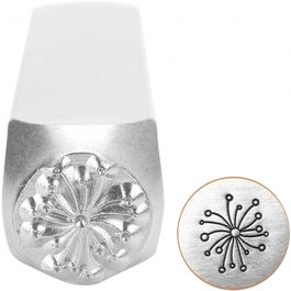 Embossing Stamp, Dandelion, L: 65 mm, size 6 mm, 1 pc [HOB-67574]