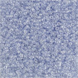 Rocaille Seed Beads, light blue, D: 1,7 mm, size 15/0 , hole size 0,5-0,8 mm, 25 g/ 1 pack [HOB-686770]