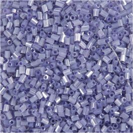 transparent purple, 2-cut, D: 1,7 mm, size 15/0 , hole size 0,5 mm, 25 g/ 1 pack [HOB-687840]
