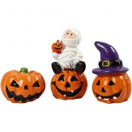 Miniature figurines, H: 1,5-3,5 cm, L: 2 cm, W: 2 cm, 3 pc/ 1 pack [HOB-69989]