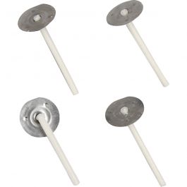 Waxed Candle Wicks , L: 3,5 cm, thickness 2 mm, 100 pc/ 1 pack [HOB-73314]