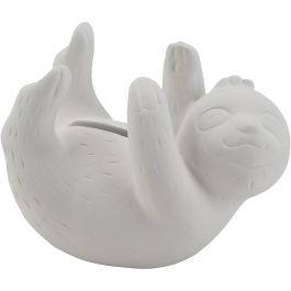 Animal Saving Banks, Sloth, size 11x6x5 cm, 6 pc/ 1 pack [HOB-744448]