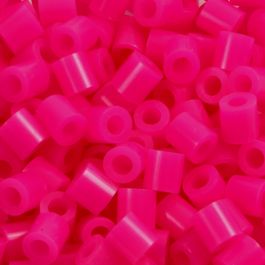 Fuse Beads, size 5x5 mm, hole size 2,5 mm, cerise (18), Medium, 6000pcs