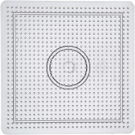Peg Board, transparent, size 14,5x14,5 cm, 1 pc [HOB-753010]
