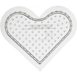 Peg Board, transparent, H: 8 cm, 1 pc [HOB-753080]