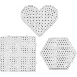 Peg Board, size 15x15-17,5x17,5 cm, transparent, JUMBO, 6pcs