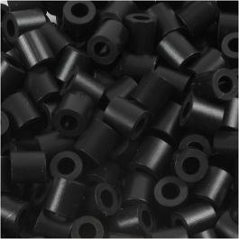 PhotoPearls, size 5x5 mm, hole size 2,5 mm, black (1), 1100pcs