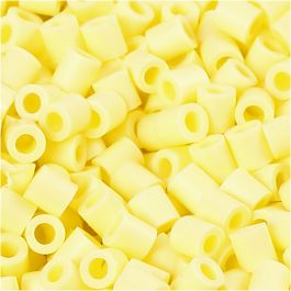 PhotoPearls, size 5x5 mm, hole size 2,5 mm, medium, light yellow (21), 1100 pc/ 1 pack [HOB-755210]