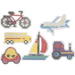 Peg Board, size 9x9,5+11x16 cm, 6 pc/ 1 pack [HOB-75593]