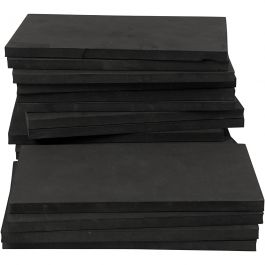 String Art, black, size 20x12 cm, thickness 10 mm, 16 pc/ 1 pack [HOB-76899]