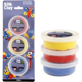 Silk Clay®, blue, 3x14 g/ 1 pack [HOB-78149]