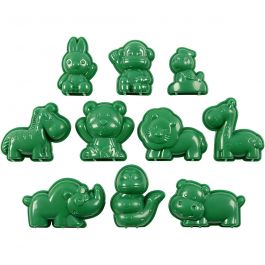 Casting Mould, animals, size 4-7 cm, 10 pc/ 1 pack [HOB-78271]