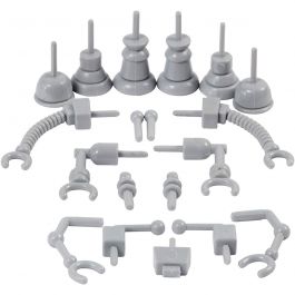 Robot parts, grey, 19 pc/ 1 pack [HOB-78277]