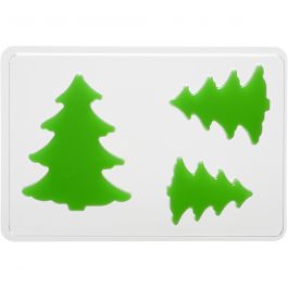 Casting Mould, fir tree, H: 6+8+10 cm, size 14,9x22 cm, 1 pc [HOB-78636]