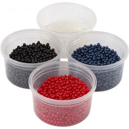 Pearl Clay®, black, blue, red, 1 set, 3x25+38 g [HOB-78727]
