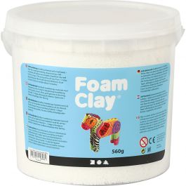 Foam Clay®, white, 560 g/ 1 bucket [HOB-78821]