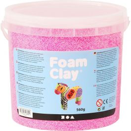 Foam Clay®, neon pink, 560 g/ 1 bucket [HOB-78826]