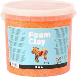 Foam Clay®, neon orange, 560 g/ 1 bucket [HOB-78828]