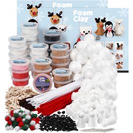 Foam Clay building set, assorted colours, 1 set [HOB-78900]