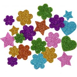 Eva Foam Shapes, D: 19+29 mm, 100 asstd./ 1 pack [HOB-790230]