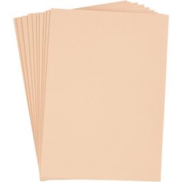 EVA Foam Sheets, cream, A4, 210x297 mm, thickness 2 mm, 10 sheet/ 1 pack [HOB-79033]