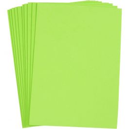EVA Foam Sheets, light green, A4, 210x297 mm, thickness 2 mm, 10 sheet/ 1 pack [HOB-79037]