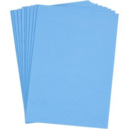 EVA Foam Sheets, light blue, A4, 210x297 mm, thickness 2 mm, 10 sheet/ 1 pack [HOB-79039]