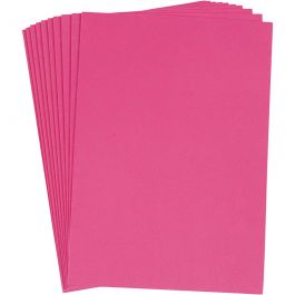 EVA Foam Sheets, pink, A4, 210x297 mm, thickness 2 mm, 10 sheet/ 1 pack [HOB-79042]