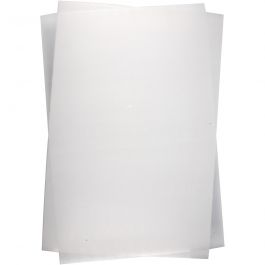 Shrink Plastic Sheets, Gloss transparent, 20x30 cm, 100 sheet/ 1 pack [HOB-79087]