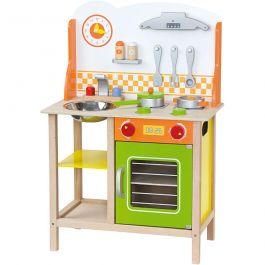 VIGA wooden play kitchen, size 60x81x30 cm, 1 pc [HOB-907668]
