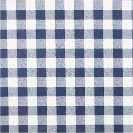 Oilcloth, check, W: 140 cm, blue, white, 20 m/ 1 roll [HOB-805590]