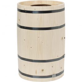 Carnival Barrel, pine, H: 50 cm, dia. 26 cm, 1 pc [HOB-862002]
