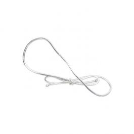 Decorative Loops Metallic Silver 20cm (50 pieces) [8MS]