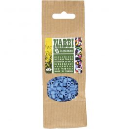 NABBI BioBeads, size 5x5 mm, hole size 2.5 mm, medium, blue, 1000 pc/ 1 pack [HOB-9067790]