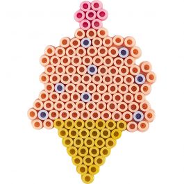 NABBI BioBeads Pegboard, star, size 9,8x9,8 cm, medium, 1 pc [HOB-906783]