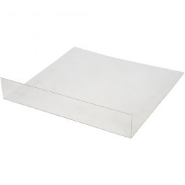 Acrylic insert, size 375x380 mm, transparent, 1pc