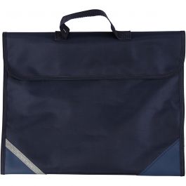 School Bag, size 36x29 cm, depth 9 cm, dark blue, 1pc
