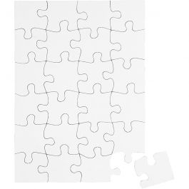 Jigsaw Puzzle, A5 15x21 cm, 16pcs