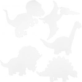 Dinosaur, H: 15-22 cm, W: 24-25 cm, 16pcs, 230 g