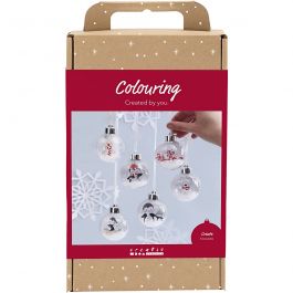 Ornaments with decoration, 1 set [HOB-97053]