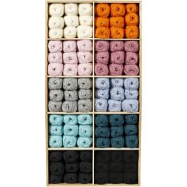 Baby Yarn, assorted colours, 120 ball/ 1 pack [HOB-97660]