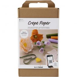 Starter Craft Kit Crepe Paper, assorted colours, 1 pack [HOB-97738]