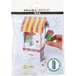 Creative Mini Kit, Milk carton ice cream parlour, 1 set [HOB-977430]